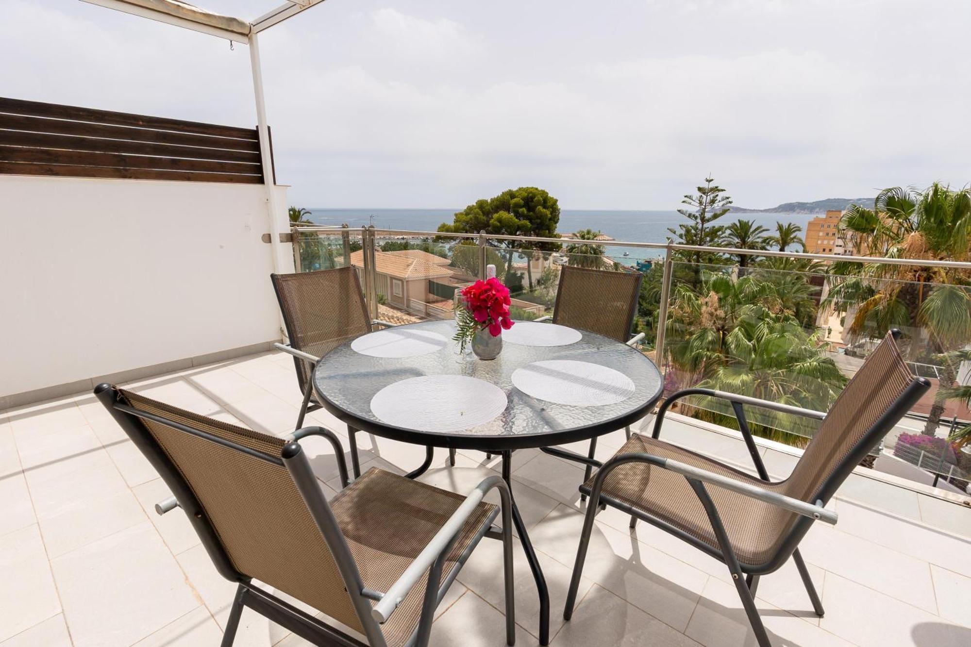 Javea Port Townhouse With Amazing Sea Views & Communal Pool Villa Dış mekan fotoğraf